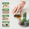 Green packaging, hand-torn cloth roll, three-color set, beige, brown, blue woven pad full image